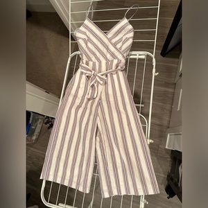 Banana Republic Striped Jumpsuit